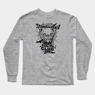 Transylvania Social Club // Funny Nosferatu Vampire Long Sleeve T-Shirt